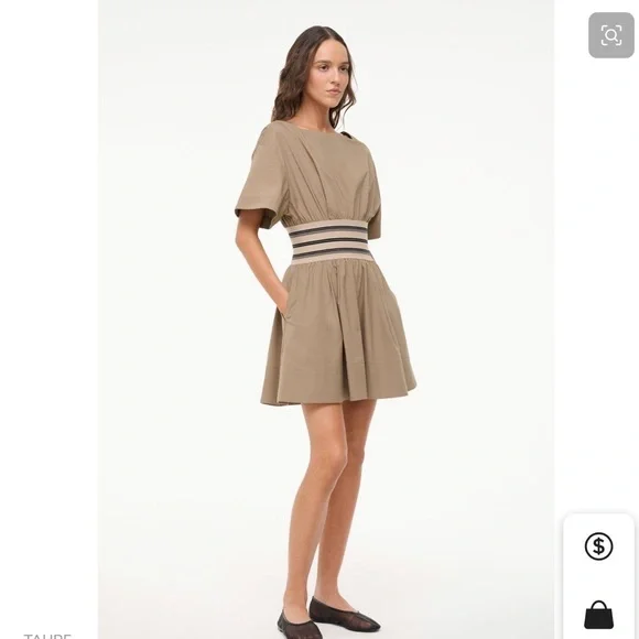 ⭐️NWT Staud Amy Mini Dress⭐️ - Picture 3 of 11